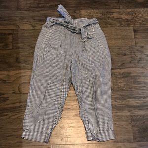 Anthropologie checkered pants